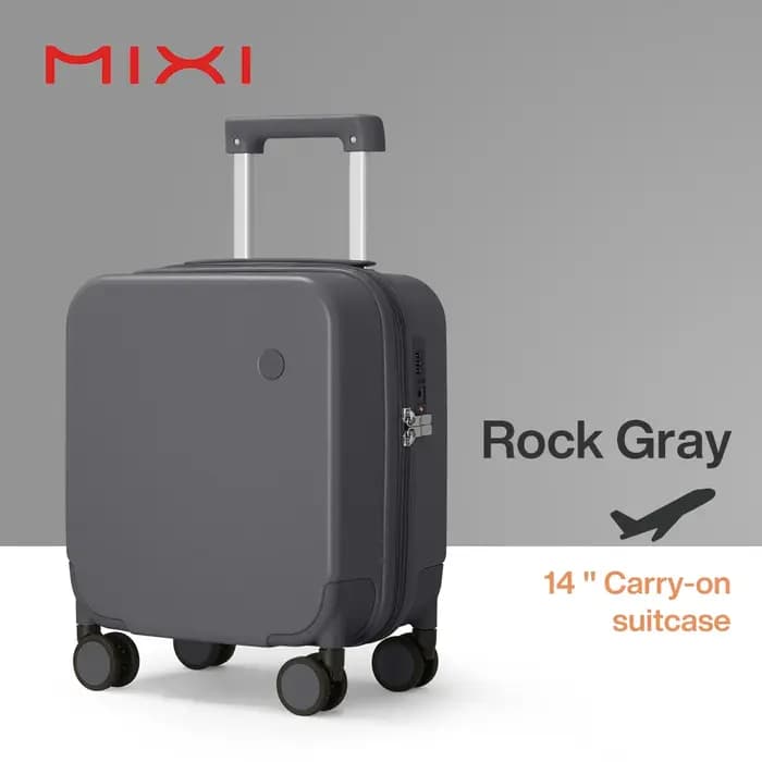 MIXI 14 pouces sous le siège bagage à main léger Mini valise PC petits enfants sac TSA serrure voyag