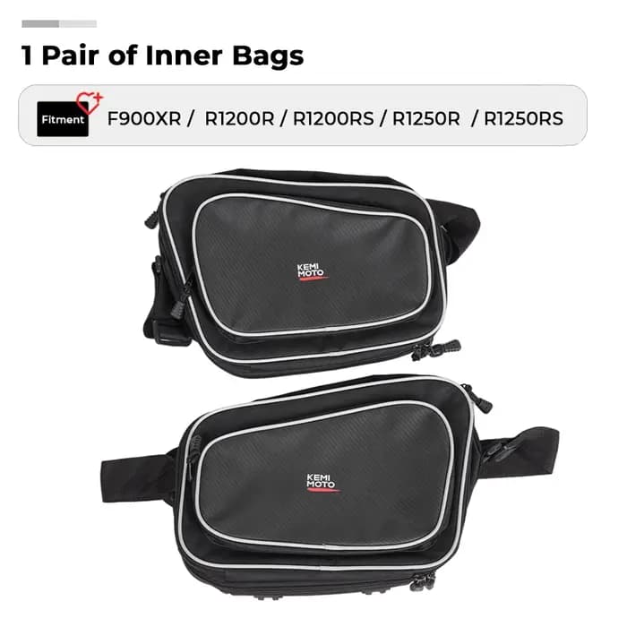 Sacs de voyage pour moto BMW F900XR R1200R R1200RS R1250RS R1250R S1000XR, sacs intérieurs pour saco
