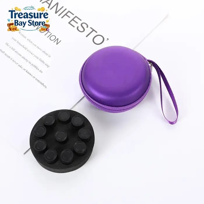Étui portable en PU pour huiles essentielles 1-2 ml