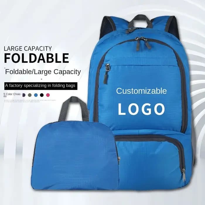 Sac à dos pliable sac d'alpinisme en plein air loisirs sport voyage sac pliant cartable étudiant
