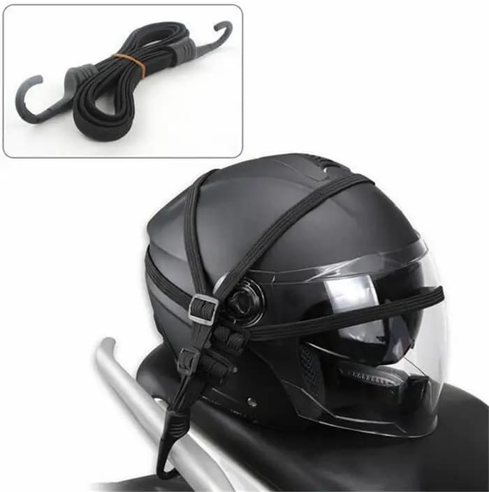 Porte-casque de moto, sac de rangement, filet à bagages