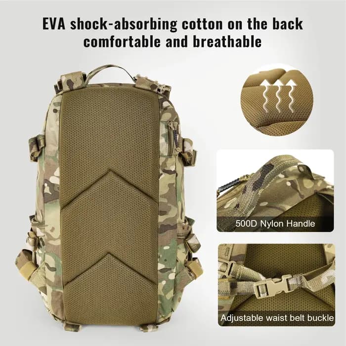 VOTAGOO Nouveau Sac à Dos Roaring Cricket 20L pour Activités de Plein Air