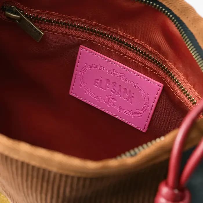 ELFSACK nouveau sac fourre-tout de grande capacité en cuir PU Patchwork Oriental pour les femmes