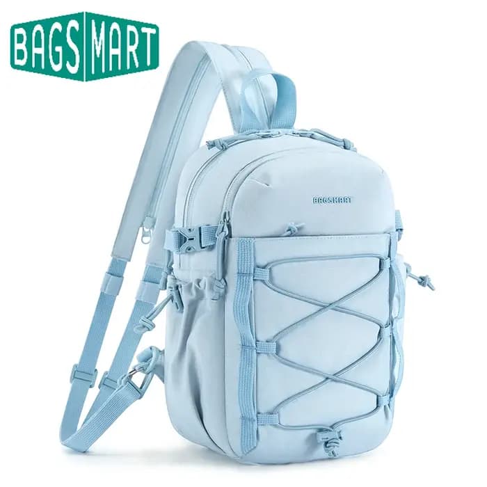 BAGSMARTSmall Sac à dos pour voyage décontracté Sport 3 en 1 Sac à dos à bandoulière Sac