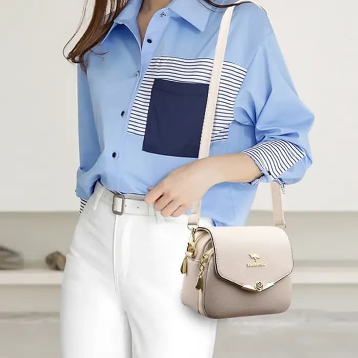 Mini sacs à bandoulière élégants en cuir souple pour femmes