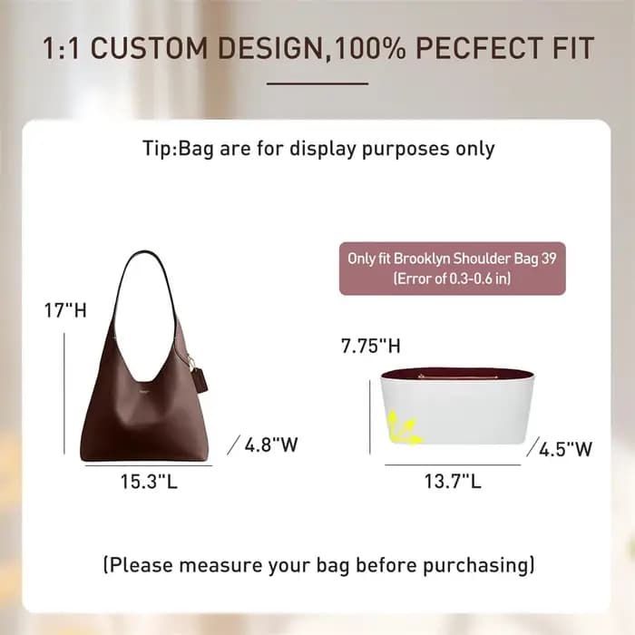 Organisateur de sac Tyvek étanche pour sac à bandoulière d'entraîneur Brooklyn/diviseur de fourre-tout