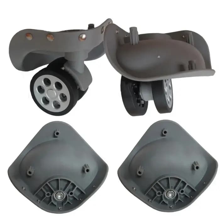 1 paire valises à bagages pivotantes, bricolage, réparation roues, accessoires portables, remplaceme