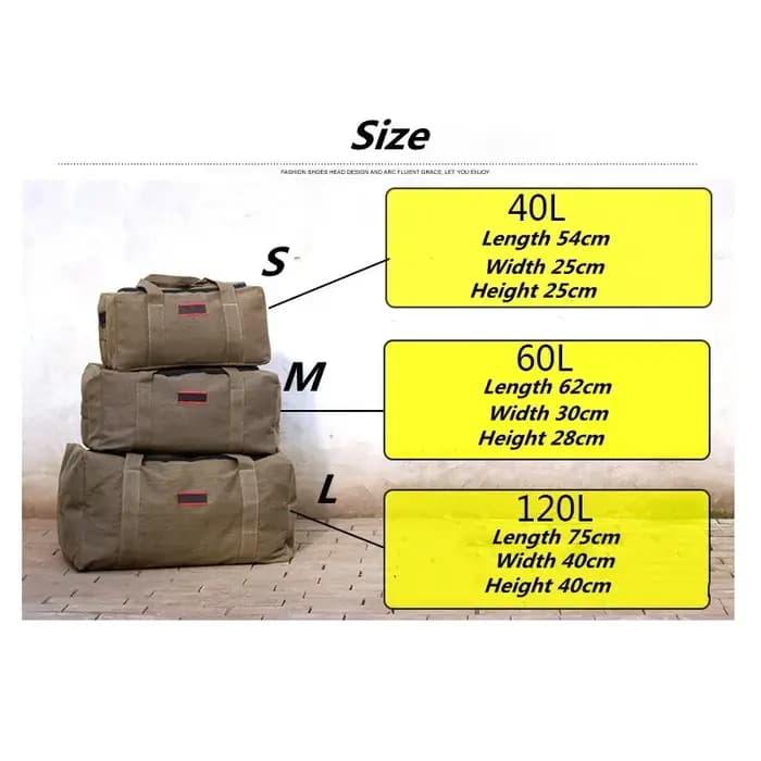 40L 60L 120L toile randonnée escalade sac grande capacité transport bagages sac Fitness sac à main Camping en plein air voyage tente sac à dos