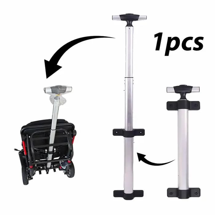Pièce de rechange pour poignée télescopique de valise, tige de traction en alliage d'aluminium pour