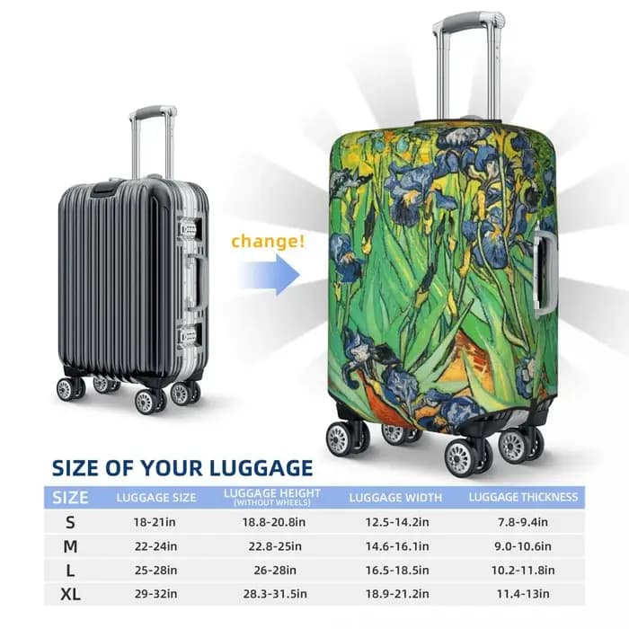 Juste de valise d'iris pour affaires