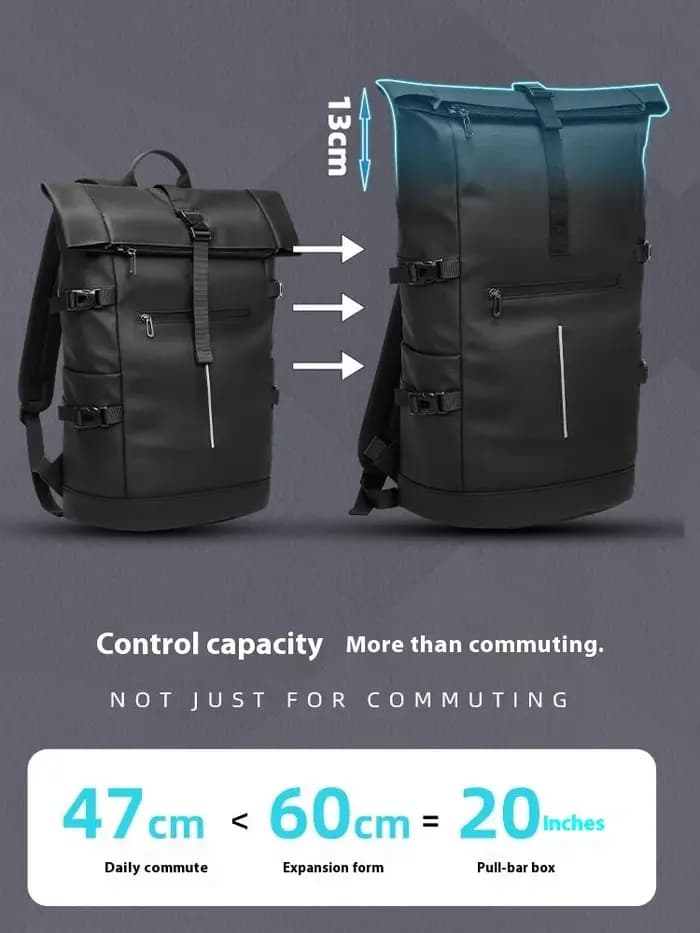 Sac à dos de voyage pour hommes, sac de sport de plein air multifonction pour ordinateur portable 15.6 pouces, étanche, grande capacité, pour femmes