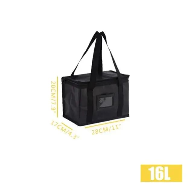16L-70L sac fourre-tout thermique isolé grand refroidisseur de stockage livraison fermeture éclair é