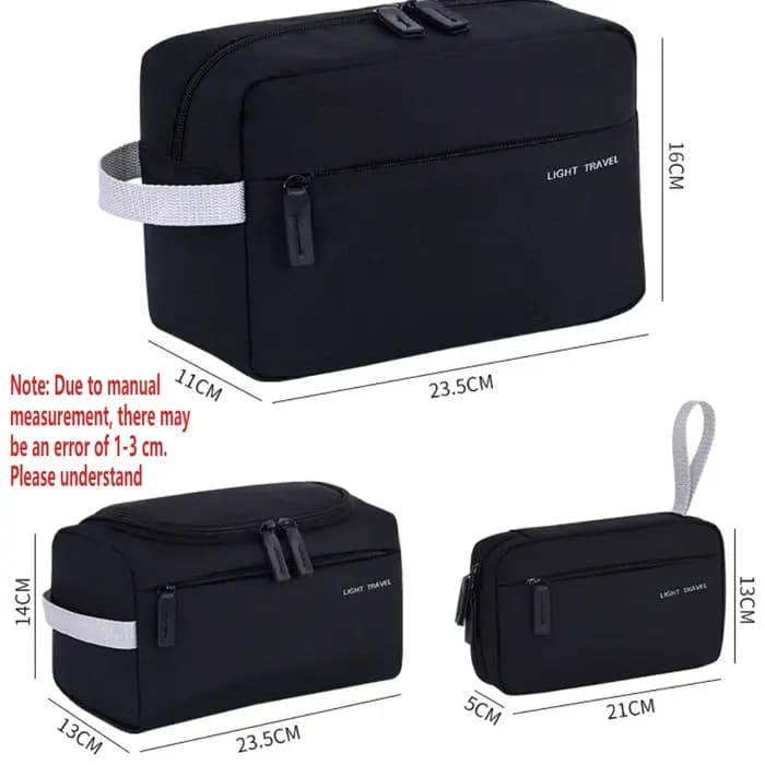 Trousse de toilette de voyage 3 en 1 pour hommes