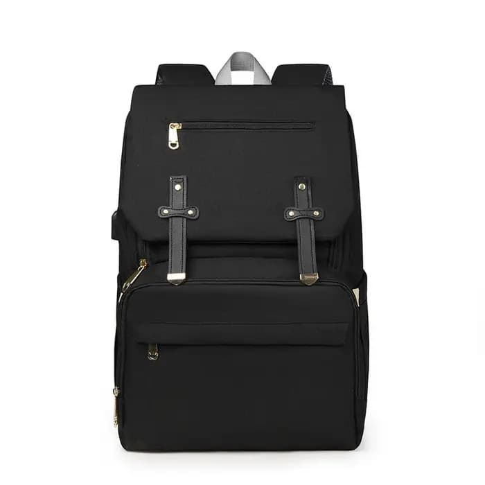 Sac de maman multifonctionnel avec coussin d'air de décompression, sac de mère et de bébé pour sorti