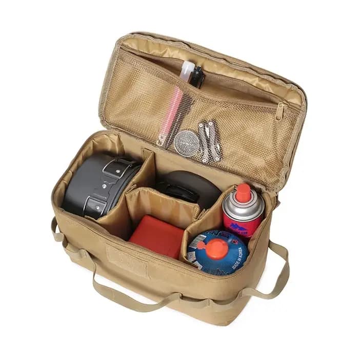 Sac de rangement de camping extérieur grande capacité - Sac de transport pour réchaud à gaz