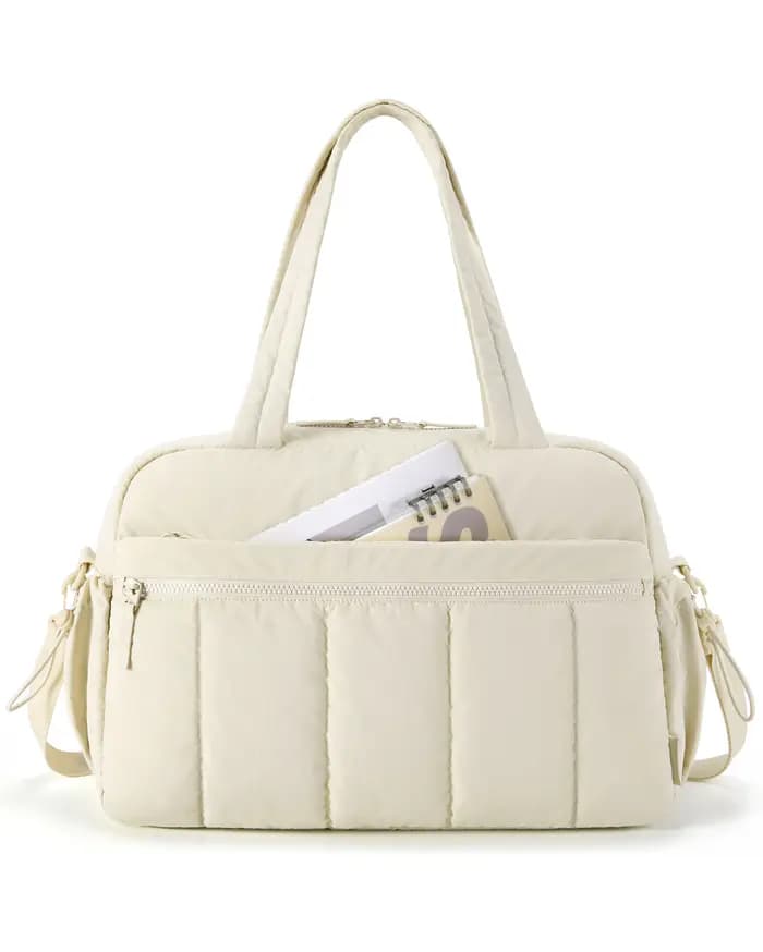 BAGSMART Sac de voyage pour femme avec bandoulière, grande capacité, pour week-end, sport et gym