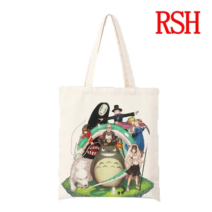 Sacs en toile Totoro pour femmes