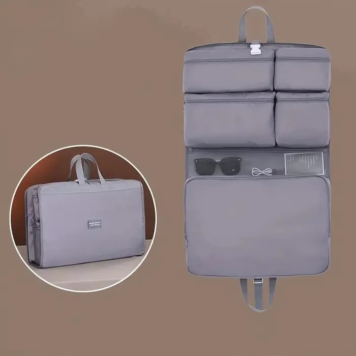 Sac de Voyage Essentiel Multi-Compartiments – Organisateur de Valise Suspendu pour Sous-vêtements et Chaussettes