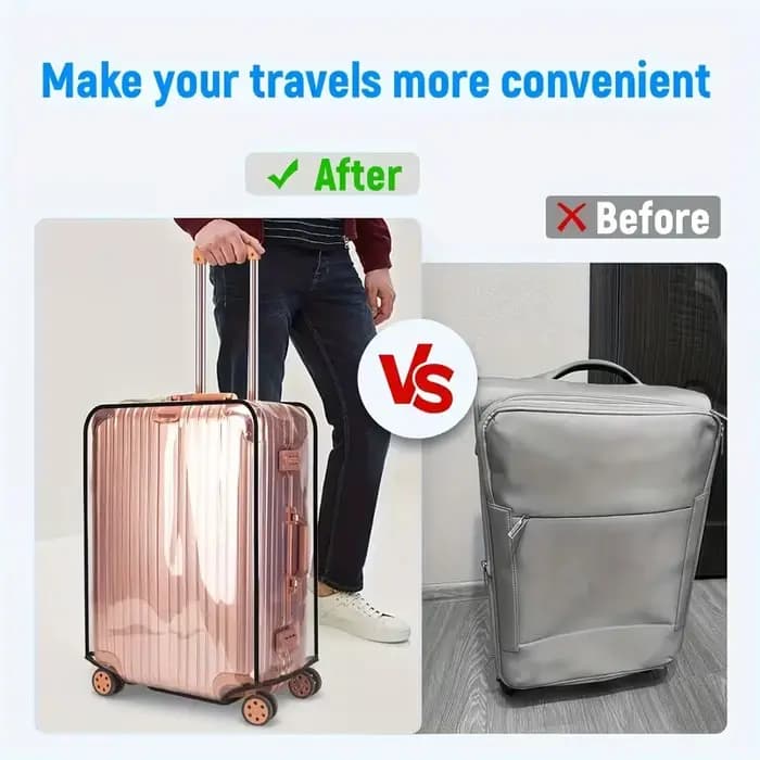 Housse de bagage transparente – Housse de protection imperméable