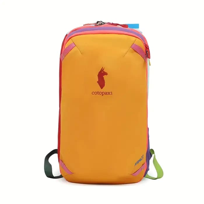 Sac à dos double épaule durable de 20 L aux couleurs vibrantes Dopaamine