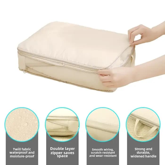Sac de Cubes d'emballage à Compression de voyage