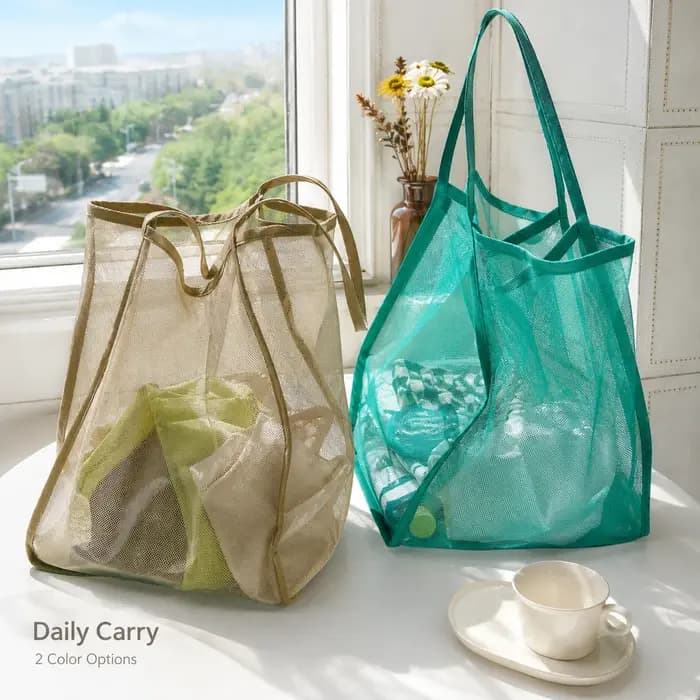 Sac de plage en maille de polyester