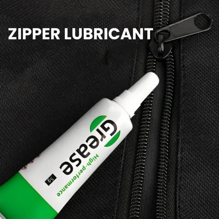 Lubrifiant à fermeture éclair pour bagages et vêtements
