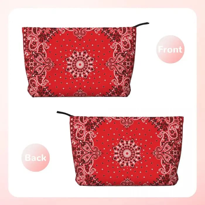 Sac cosmétique personnalisé de style ethnique bohème