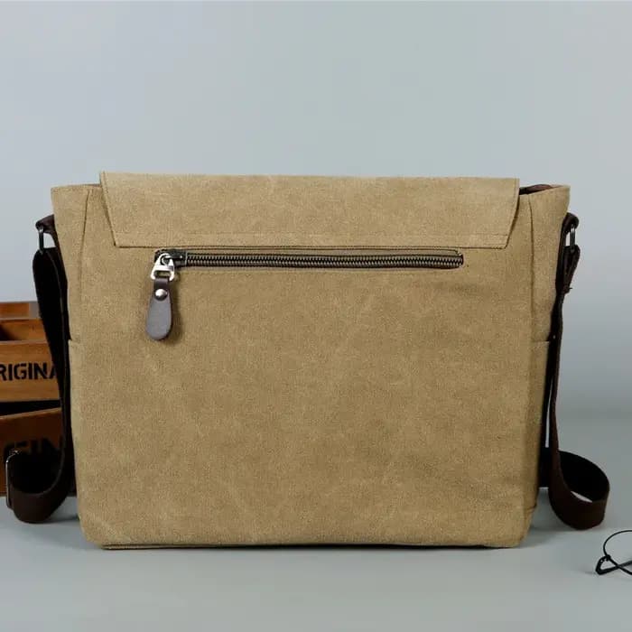 2025 nouvelle tendance toile sac de messager grande capacité hommes sac à bandoulière unique étudiant ordinateur sacs