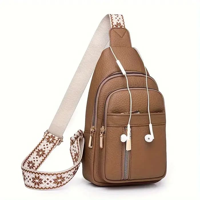 Sac à Bandoulière Rétro Chic en Cuir PU Souple