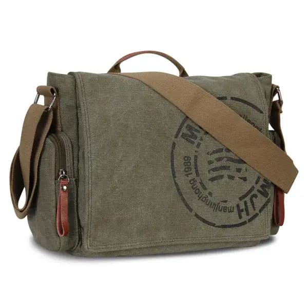 Sacs de messager pour hommes sac à bandoulière en toile mode