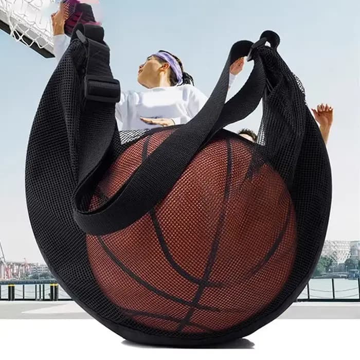 Sac de transport individuel pour ballon avec poche zippée