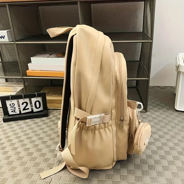 Sac à dos Simple grande capacité sport voyage sac à dos collège lycée loisirs sac tutoriel sac
