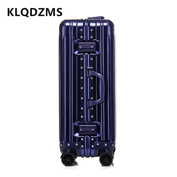 KLQDZMS 20 "24" 26 "29 pouces bagages d'affaires tout en aluminium magnésium alliage boîte d'embarquement grande capacité boîtier de chariot valise pour hommes