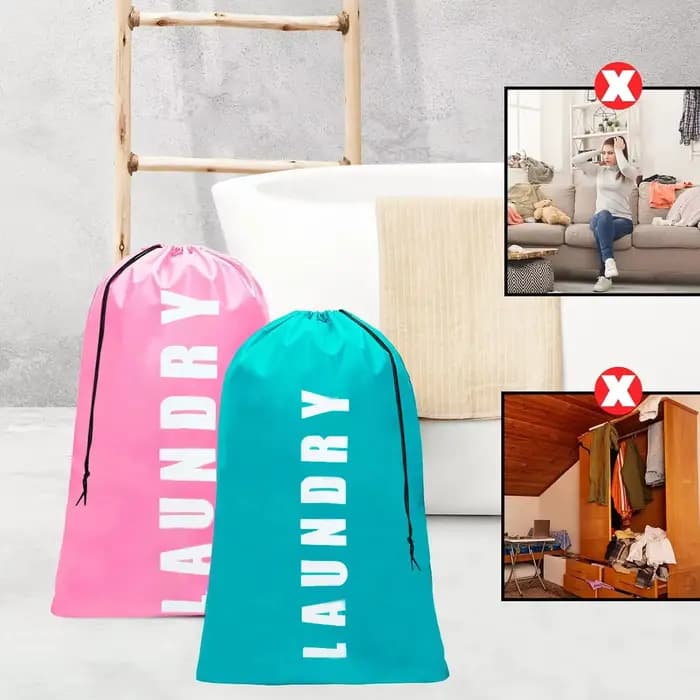 Lot de 2 sacs à linge XL