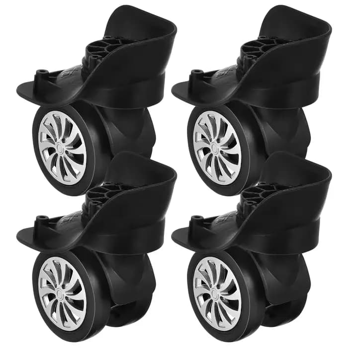 4 pièces valise roues bagages rouleau de rechange roue bagages remplacement universel 360 ° Outil