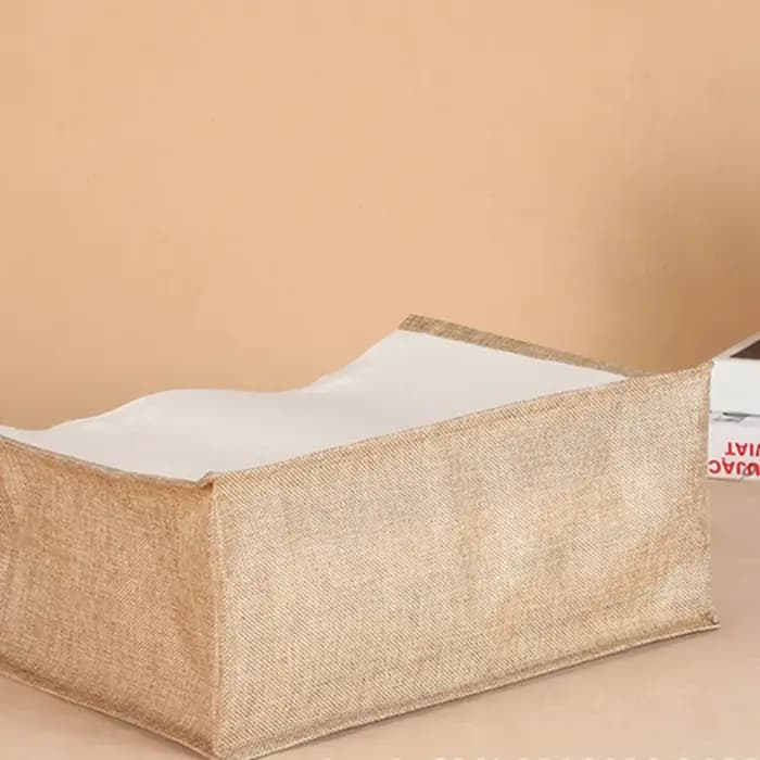 Sac de courses fourre-tout en toile de Jute pour femmes, sac d'épicerie Vintage réutilisable, sac cadeau d'anniversaire de mariage, sacs faits à la main pour dames