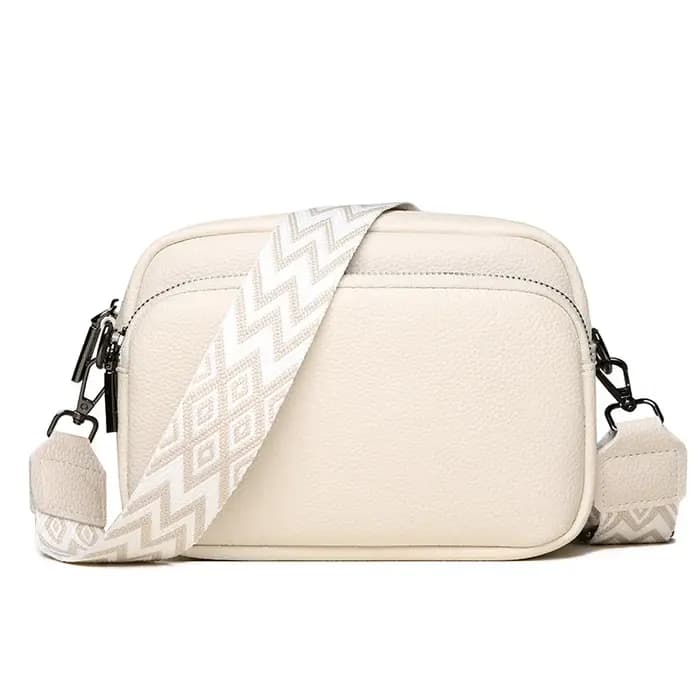 Sac bandoulière élégant en cuir véritable pour femme, nouveau style 2025, petit sac carré, sac à mai
