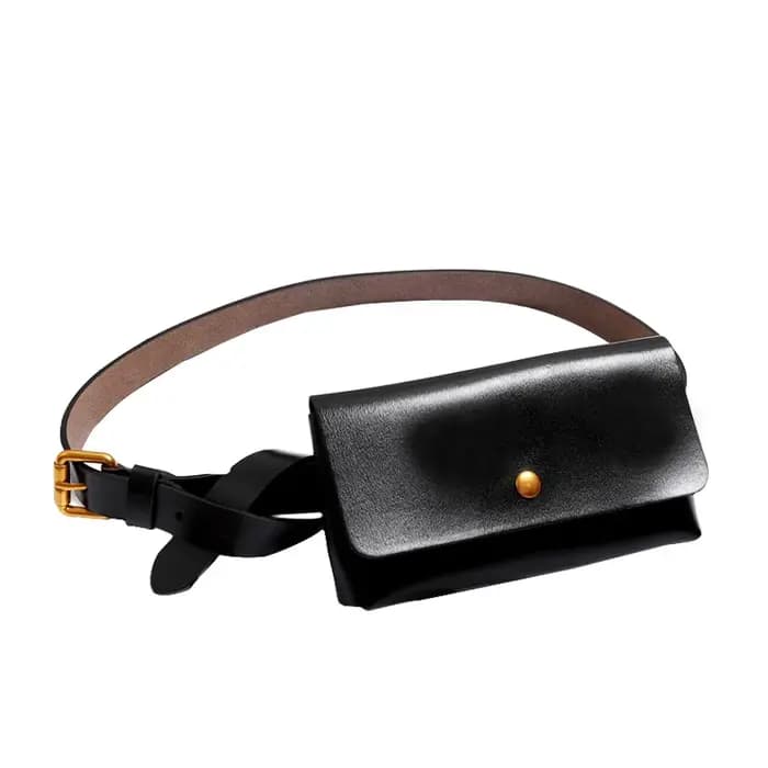 Nouvelle Sacoche de Ceinture en Cuir Véritable pour Femme – Sac Poitrine de Luxe d'Été, Sac à Main M