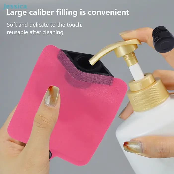 ♥ Pochette pour liquide pliable – Récipient de voyage réutilisable de gros calibre pour articles de toilette, liquides et utilisation en extérieur