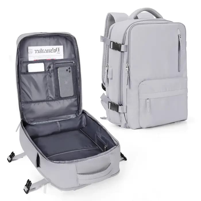 Sac à dos de voyage, sac d'articles personnels pour vol approuvé