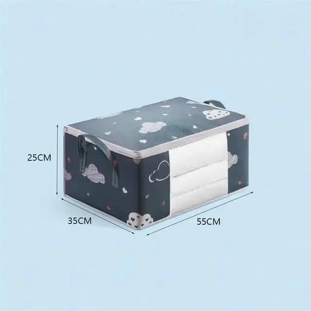 Sac de rangement pour vêtements de grande capacité, évalué avec poignée renforcée, adapté aux couver