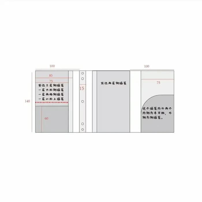 Agenda de voyage transparent en PVC TN, organiseur de passeport, carnet de notes, nouveau 2026