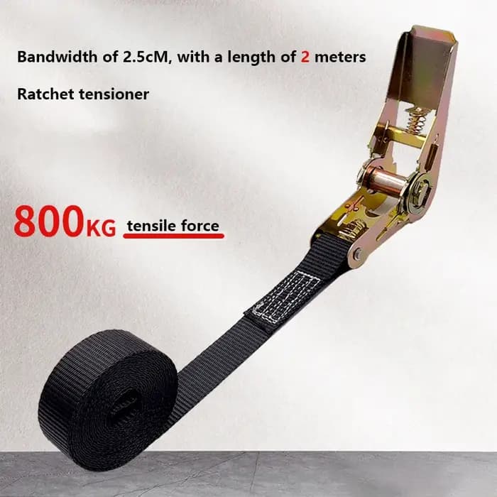 (BBQ4) Sangle de fixation réglable et sécurisée pour le transport sûr des bagages