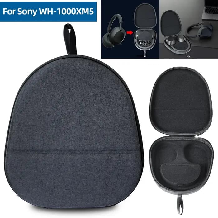 Étui de transport rigide antichoc, boîte de rangement Portable, sac EVA anti-rayures, étui de protection de voyage pour écouteurs Sony WH-1000XM5/XM4