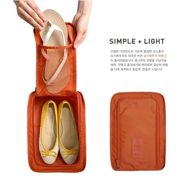 Sac de rangement pour chaussures de voyage