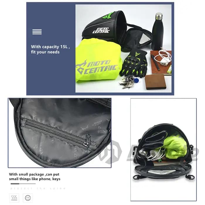 Sac arrière de moto étanche