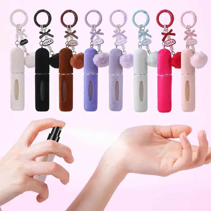 Pochette à parfum en peluche portable