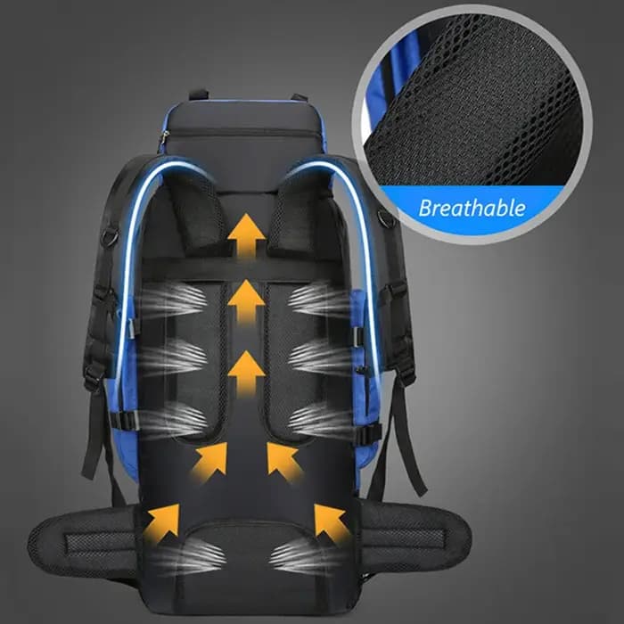 Grand sac à dos de voyage étanche pour homme