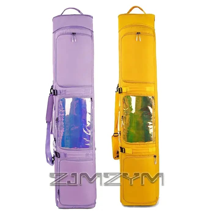 Sac de ski avec roulettes et bretelles
